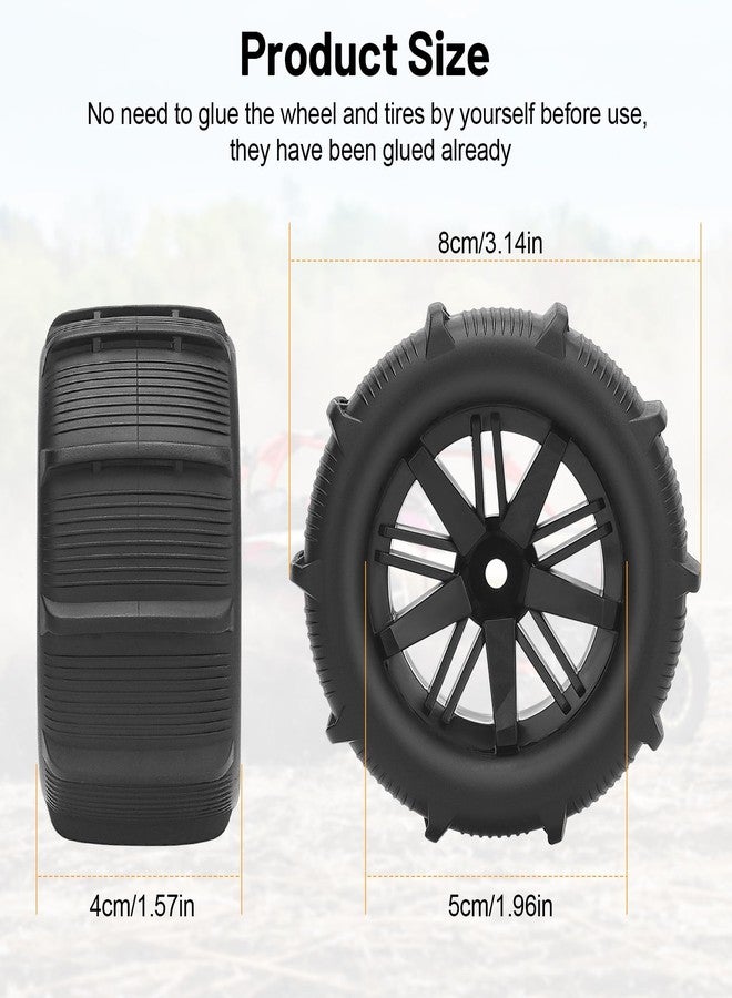 daitoku 1/16 RC Tires, daitoku RC Paddles Buggy Tires 12mm Hex Hub RC Car Beach Tires for SCY MJX HBX H16 16889 16890 16890A H16E H16BM H16GT H16DR HB17 144001 144002 124016 Master RC Car - Image 5